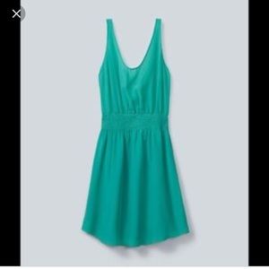 Aritzia-T.Babaton 100% silk aqua dress size M NWT